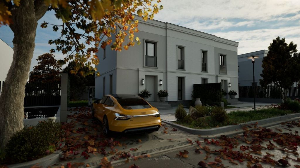 Casă tip duplex cu design modern – ideală pentru familie