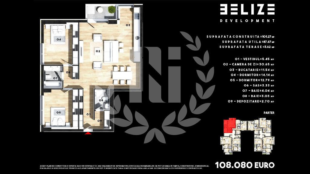 APARTAMENT DECOMANDAT 3 CAMERE