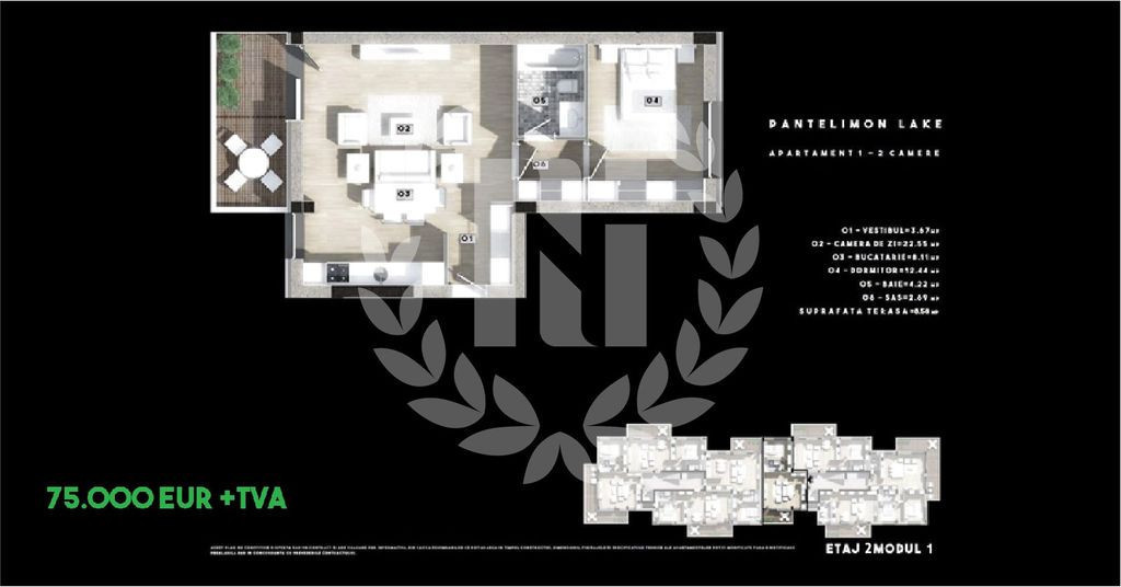 APARTAMENT 3 CAMERE BLOC FINALIZAT TERASA SPAȚIOASĂ