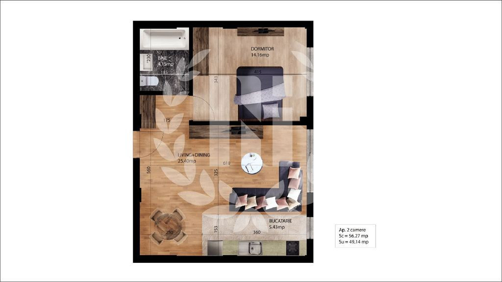 Apartament 2 camere Pantelimon