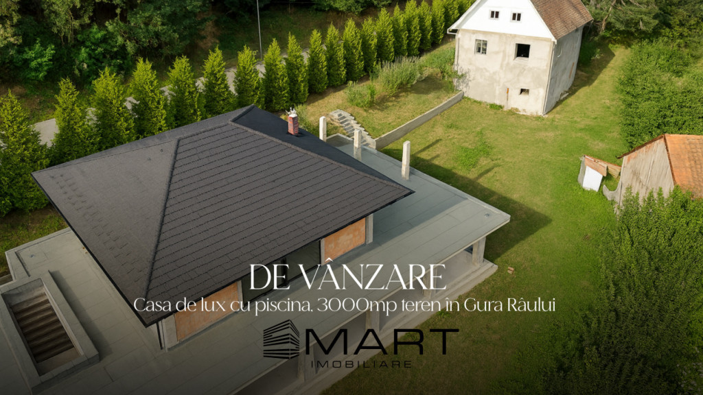 Casa de lux, cu vedere panoramica asupra muntilor, 2600mp te