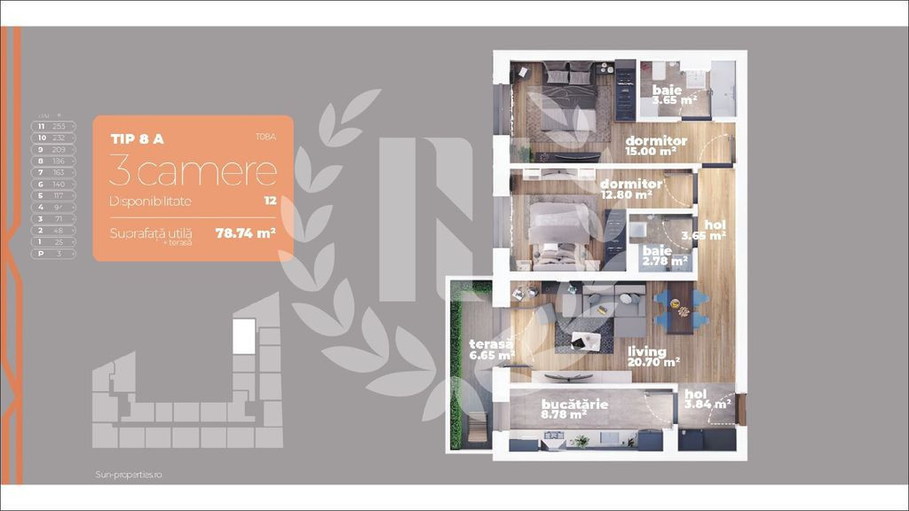 Apartament 3 camere zona Titan | Direct Dezvoltator | Pre...