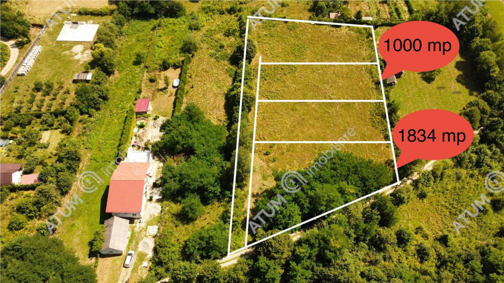 Teren intravilan de 1000 mp in Avrig zona Valea Avrigului