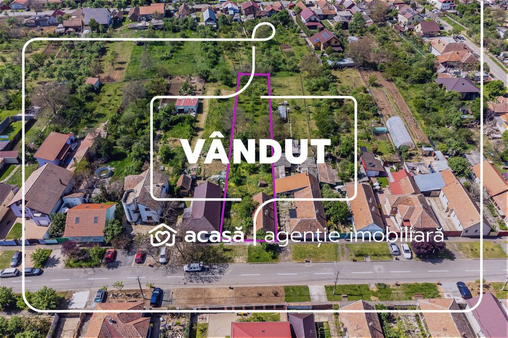 VÂNDUT! 1440 mp de posibilități. Construiește-ți casa.