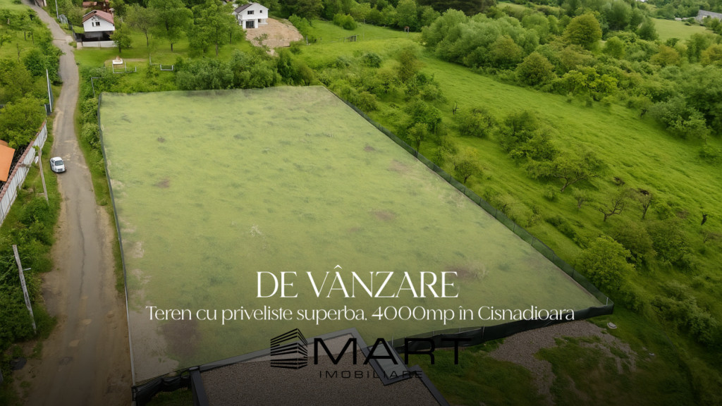 Teren intravilan 4000mp Cisnadioara str. Ciresilor