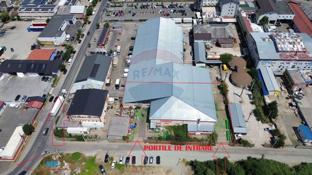Spațiu industrial de 280mp / teren 400 mp de vânzare