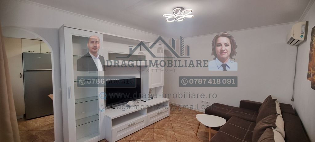 Apartament 3 camere, etaj 1, decomandat, mobilat și util...