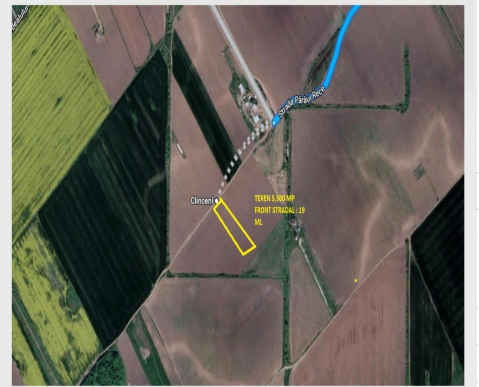 Teren intravilan Zona Mixta Parcelabil Clinceni
