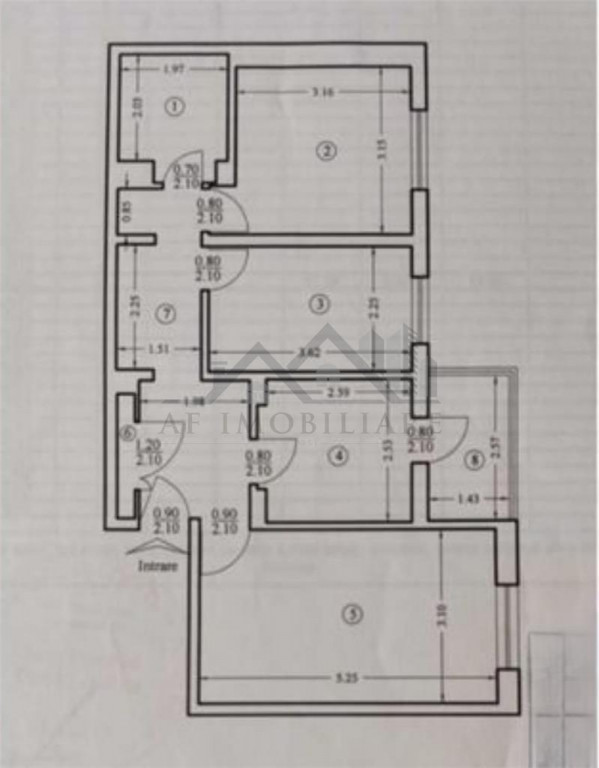 Apartament 3 camere Tg Cucu - Podul de Fier