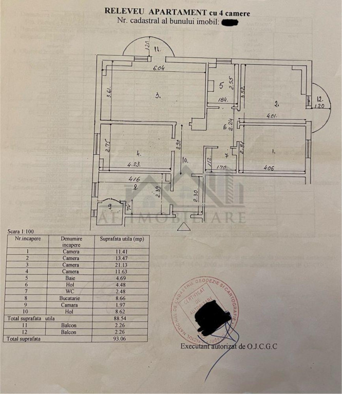 Apartament 4 camere Pacurari - OMV