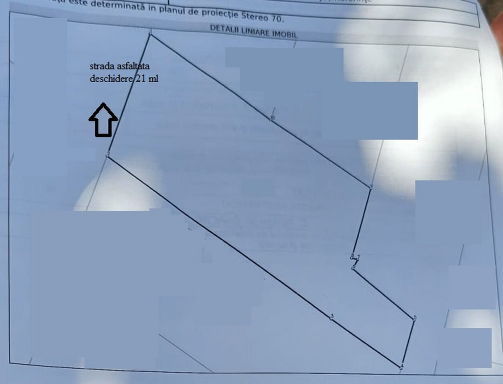 PAULESTI-ter. intrav 939mp, d-21ml cu casa demolabila , util