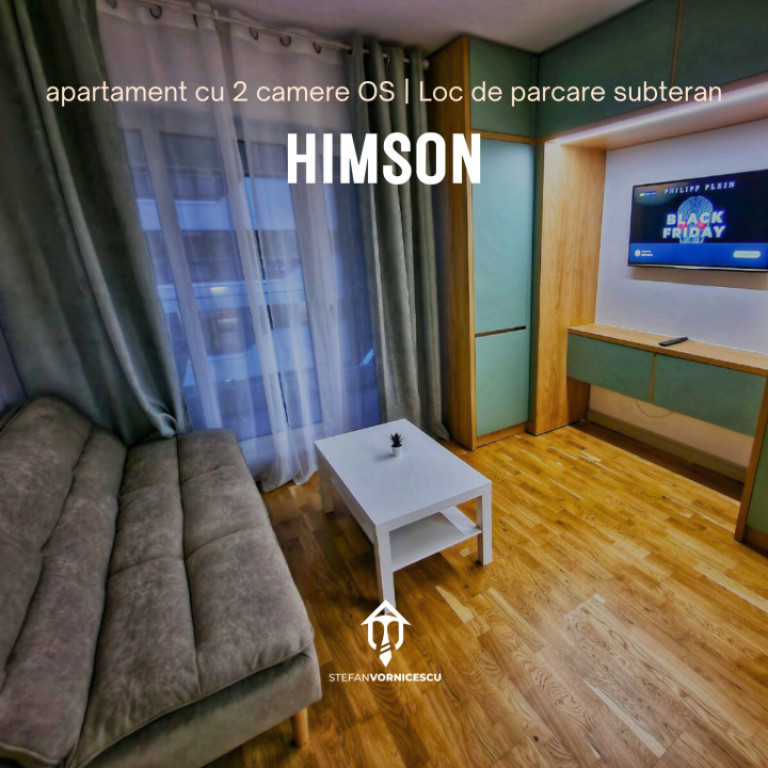 Apartament cu 2 camere OS | Loc de pacare subteran | Himson