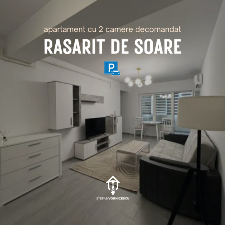 Apartament cu 2 camere decomandat | Loc de parcare inclus |