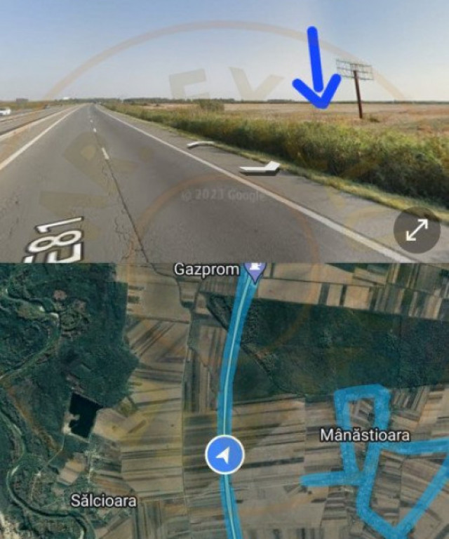 Teren Autostrada A1 24ha pentru balastiera