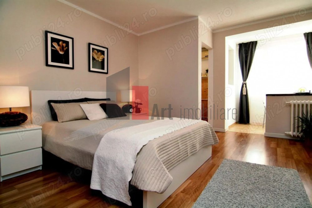 Garsoniera moderna de inchiriat zona Piata Veteranilor.