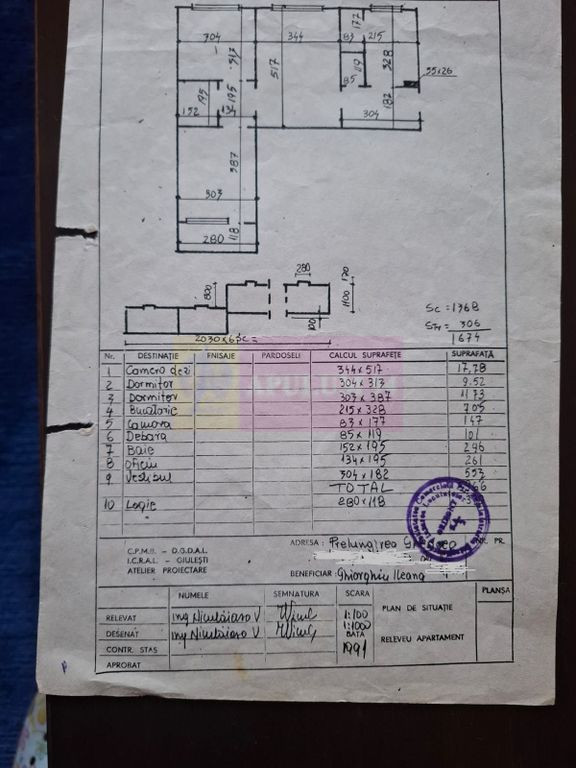 Vanzare apartament 3 camere Prelungirea Ghencea-Raul Doamnei