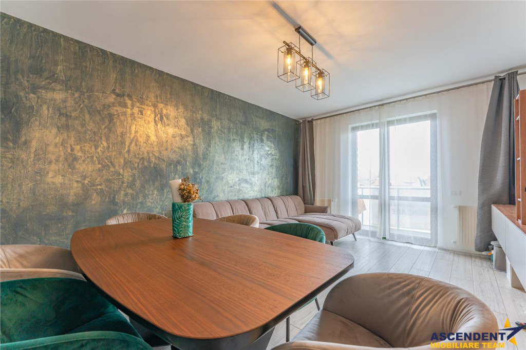 Eleganta si confort:Apartament modern,3 camere,2 bai,parcare