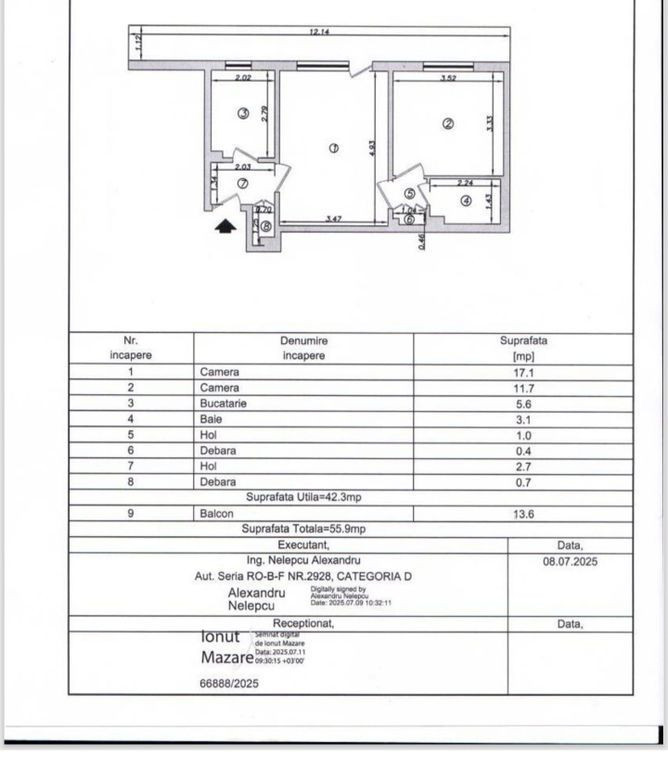 2 camere Secuilor/Piata Sudului