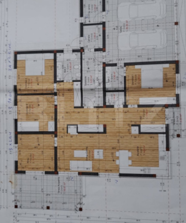 Proiect de casa pe 1 nivel 140-180Mp