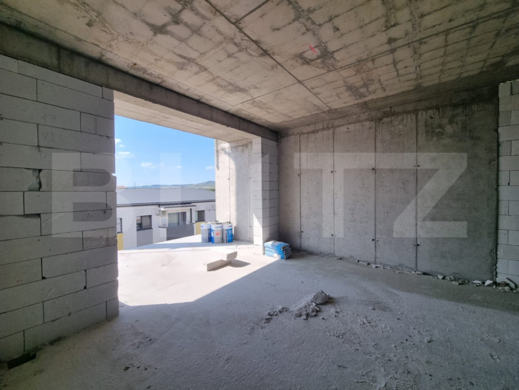 Bloc NZEB! Apartament, 34,5 mp utili + 17 mp terasă, etaj r