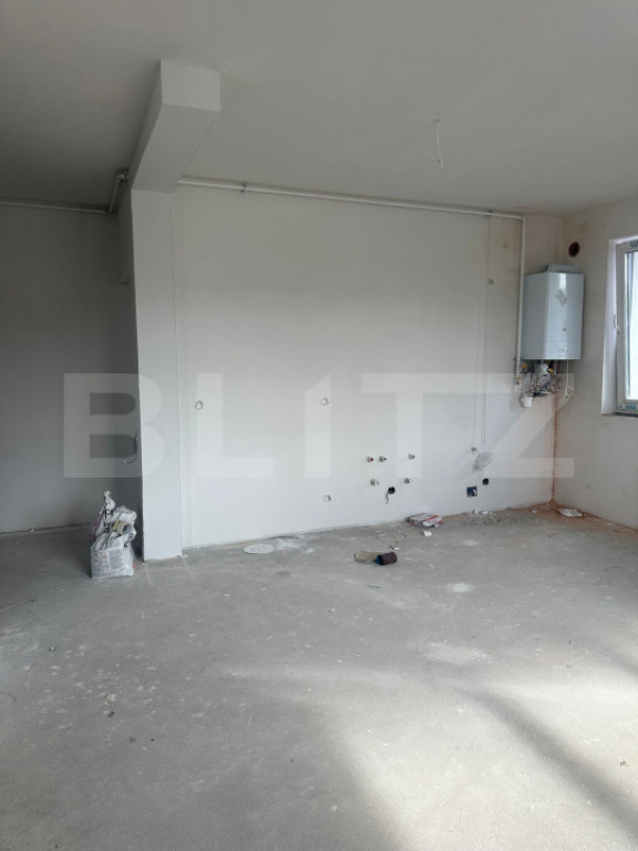 Apartament 3 camere, 58 mp, semifinisat, parter, bloc nou 20