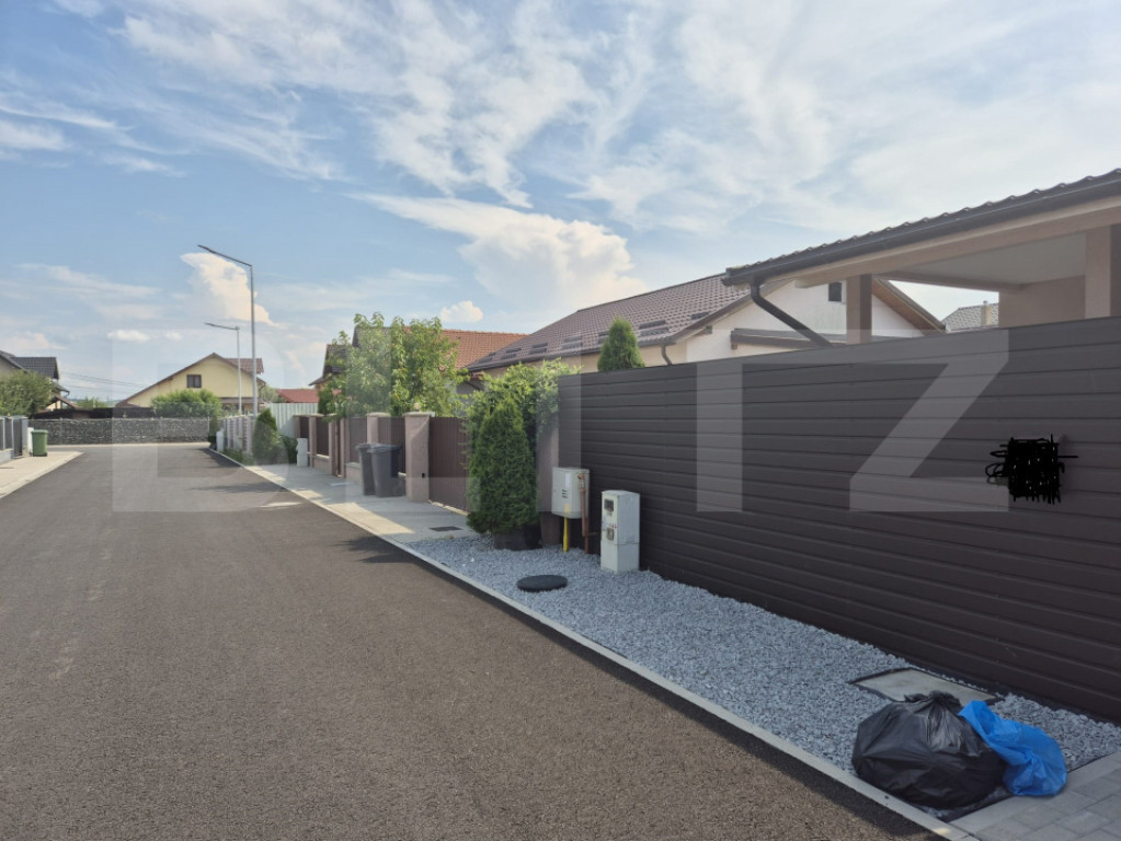 Casa noua pe un nivel in Sancrai mobilata si utilata lux