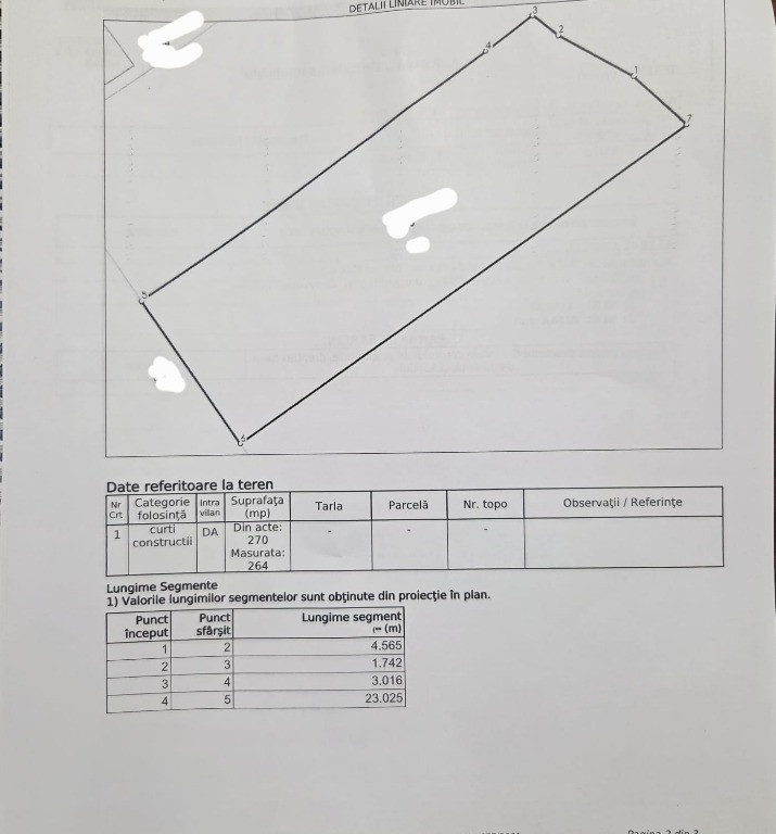 Teren intravilan in Zona Vadul Olangeriei
