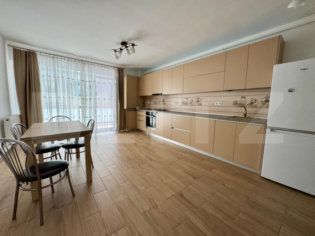 Apartament cu 2 camere, 60 mp, mobilat modern, parcare, zona