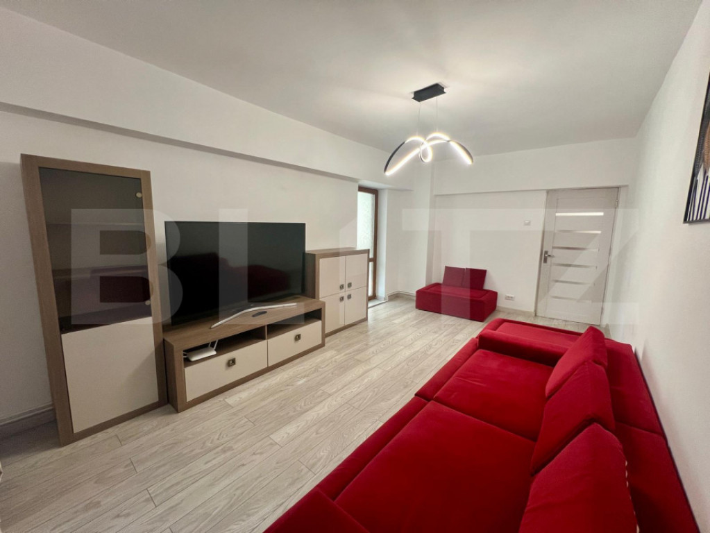 Apartament modern cu 2 camere, 70 mp, centrala si AC, zona