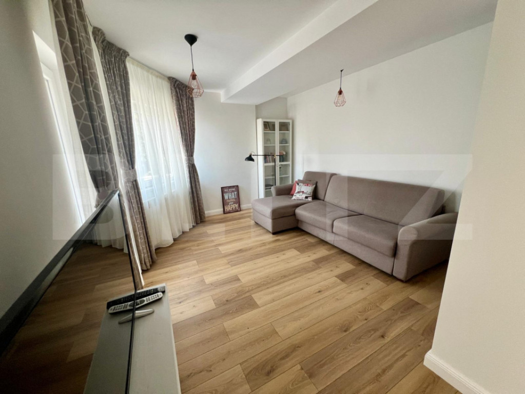 Apartament modern cu 2 camere, 52 mp, centrala si AC, zona