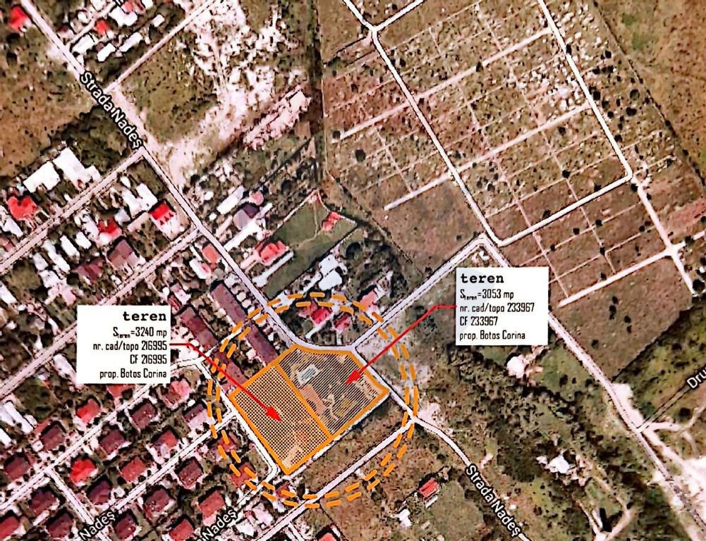 DE VANZARE Teren 6300mp Strada Nades