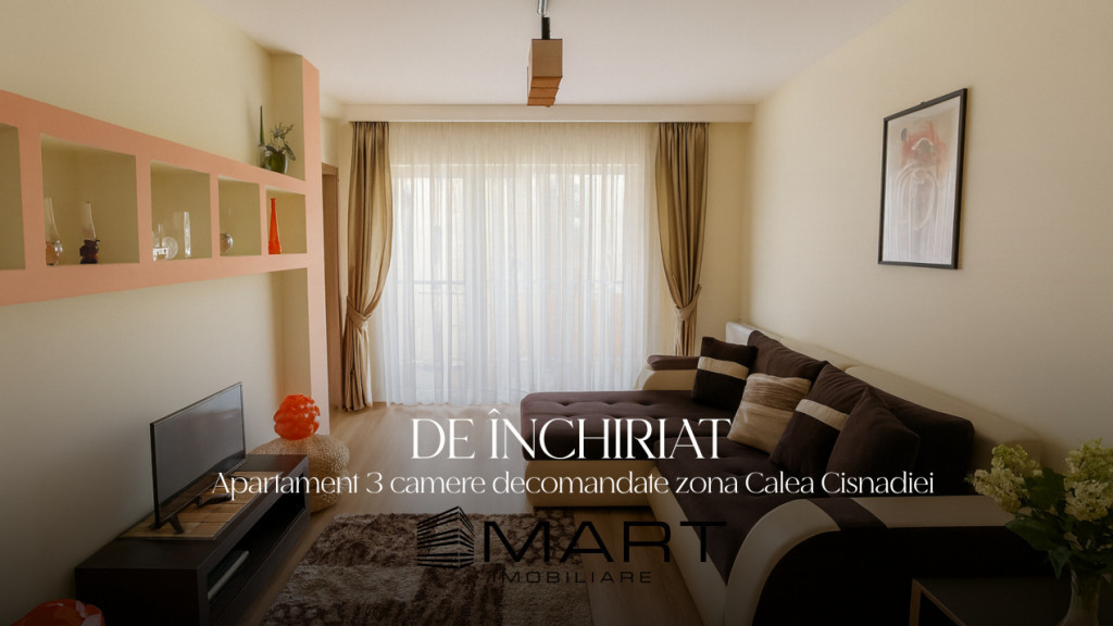 Apartament 3 camere decomandate zona Calea Cisnadiei