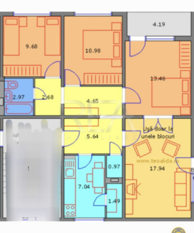 4 camere +garaj, 1/4, anvelopat, Drumul Taberei-Aleea Parva.