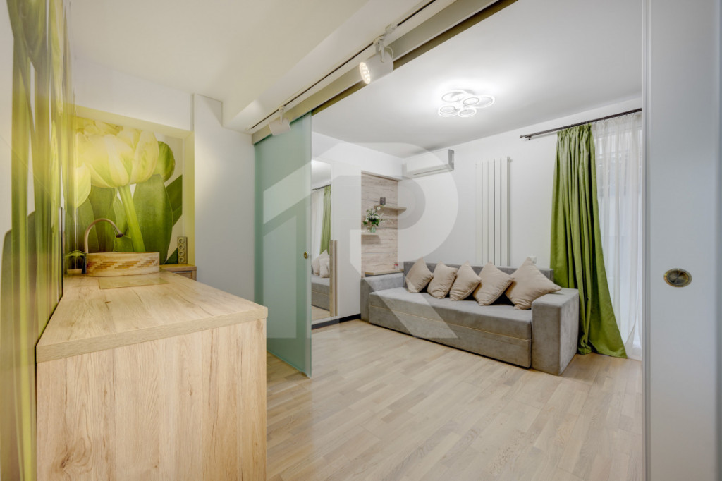 SOSEAUA NORDULUI-HERĂSTRĂU, GARSONIERĂ CU TERASA, 33MP!