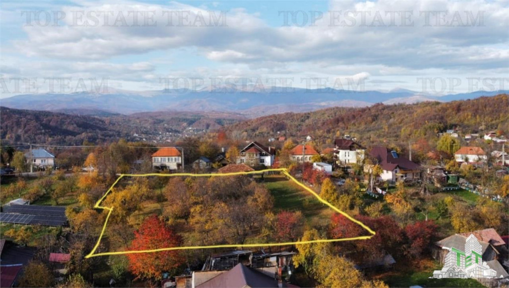 Teren intravilan Campulung – 2.957 mp cu livada, anexa ...