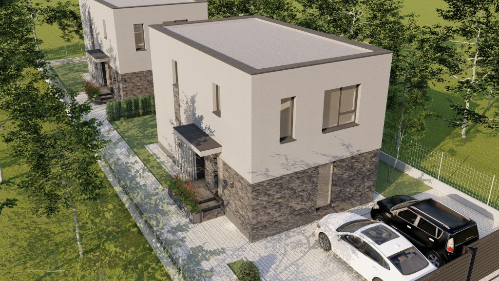 Casa individuala P+1 Teren 250 mp Popesti Leordeni