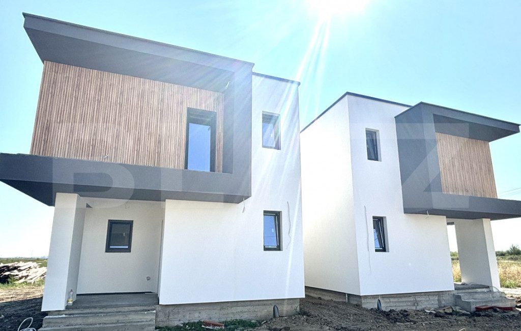 Casă individuală cu design modern și curte proprie – co