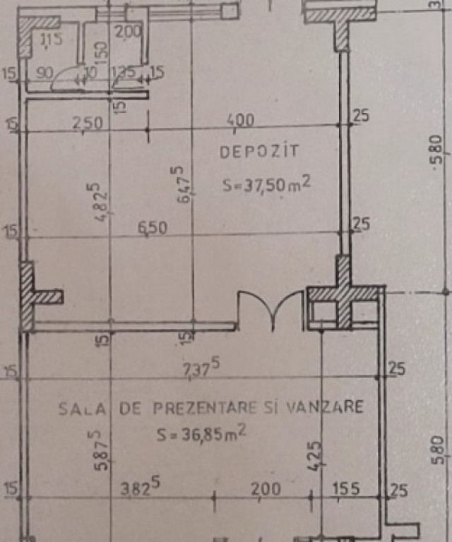 1100 euro! Spatiu comercial, Pacurari, 89 mp, intersectia M