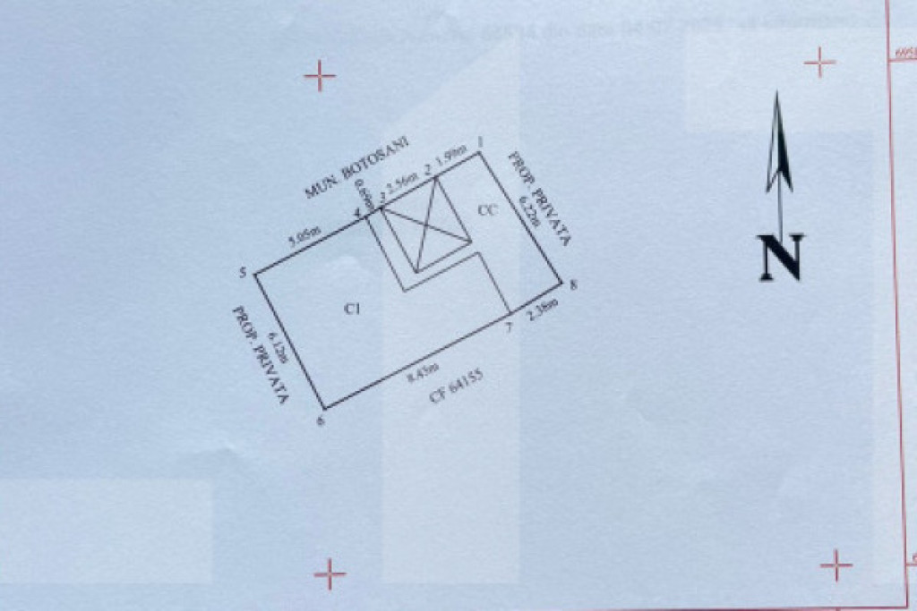 Spatiu comercial 40 mp utili | Teren Proprietate 65 mp | Zon