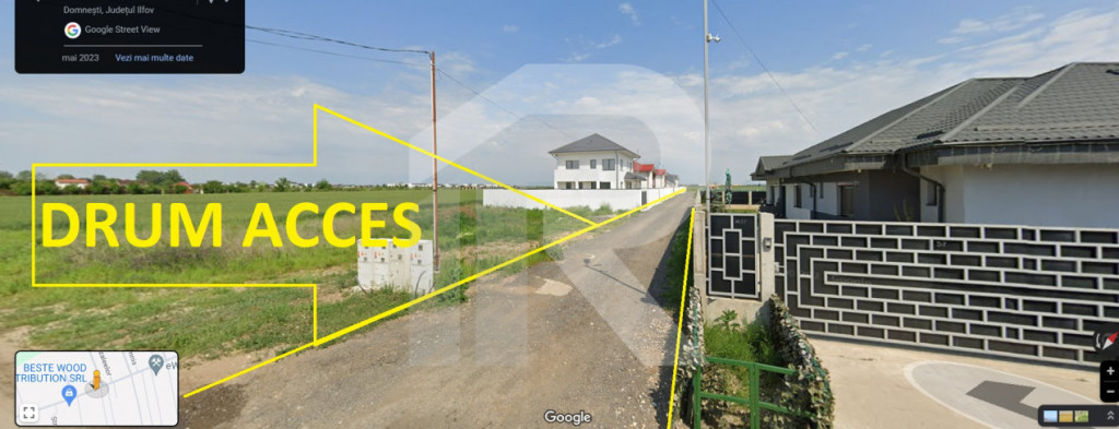 Domnesti Fortului | Teren constructii intravilan