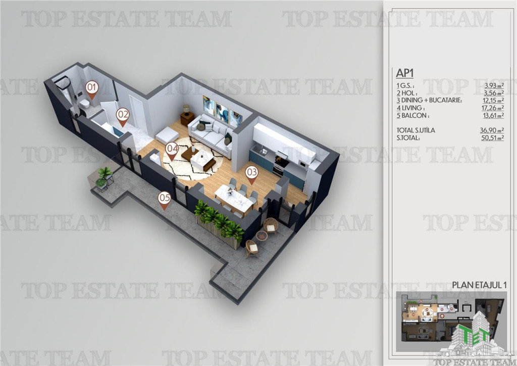 Garsoniera de bloc nou, adiacent metrou Obor