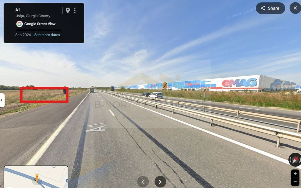 Teren intravilan 1 ha – Ciorogârla, deschidere direct?...