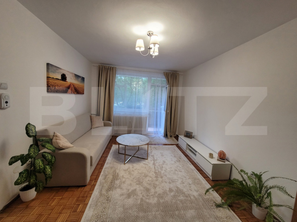 Apartament cu 2 camere, 43mp, finisat si mobilat, zona Iuliu