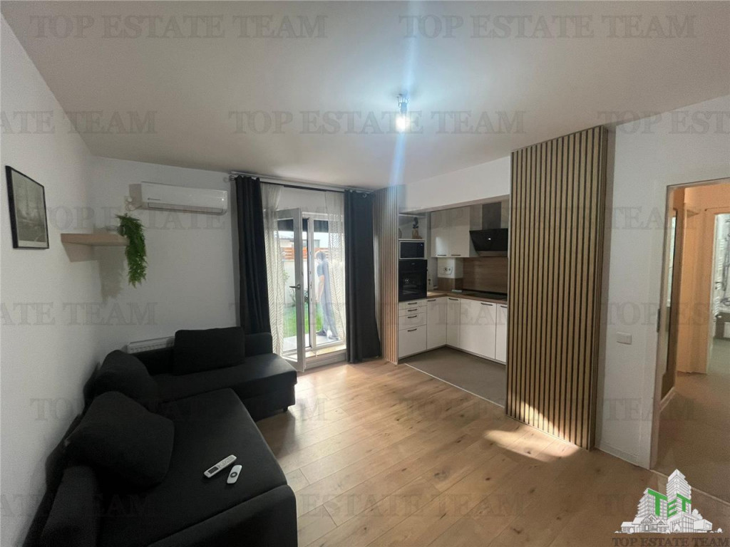 Apartament 2 camere cu gradina, mobilat/utilat in zona Braga