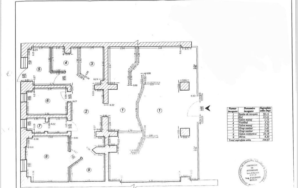 Zona Tineretului sp 105 mp trafic intens vizibilitate bună