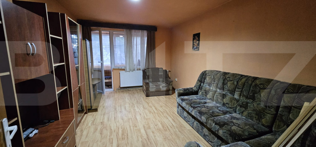Apartament cu 2 camere, parter inalt cu balcon, cartierul Si