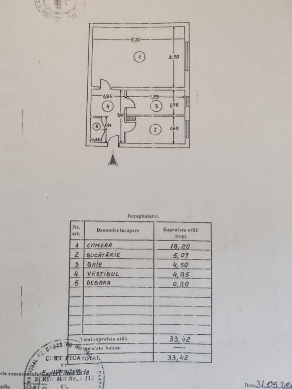 GARSONIERA 34MP/BERCENI-BRANCOVEANU
