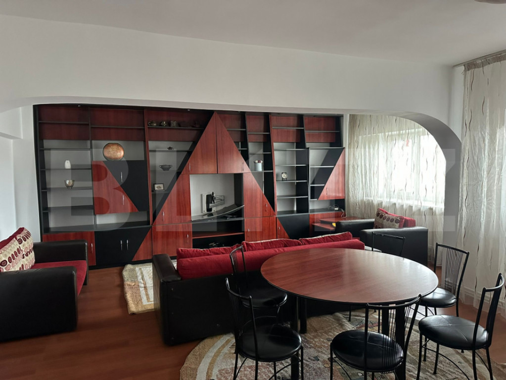 Apartament modern cu 3 camere, 90 mp, centrala si AC, zona