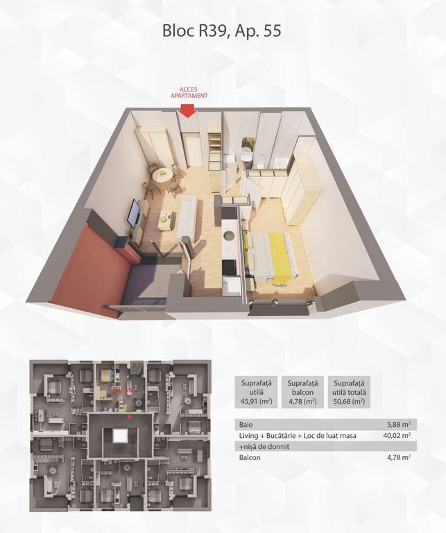 REZERVAT! Penthouse in R39– direct de la dezvoltator, f...