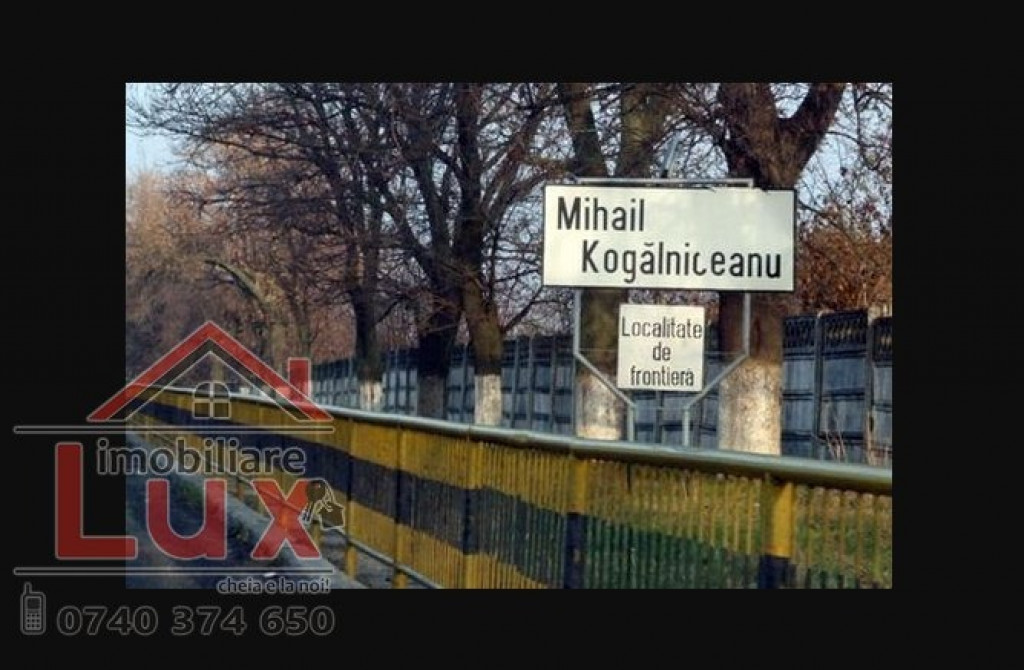 ID intern 7260 : Teren intravilan * Comuna Mihail Kogalnicea